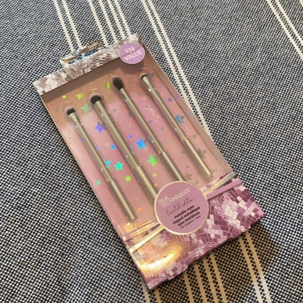 Real Techniques Metallic Eyes Brushes Set